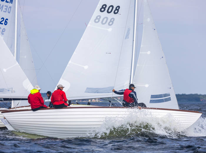 John Wulff from the UK took the lead after Wednesday's only race